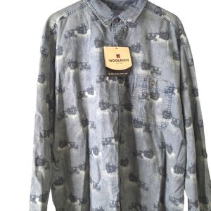 NEW ..Woolrich Mens Mountain Run Duck Tarpon Fishing Shirt...Size XXL